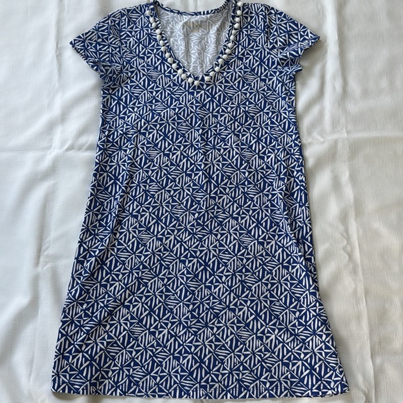 Lilly Pulitzer Etta V-Neck Shirt Dress Size Small - Picture 7 of 9